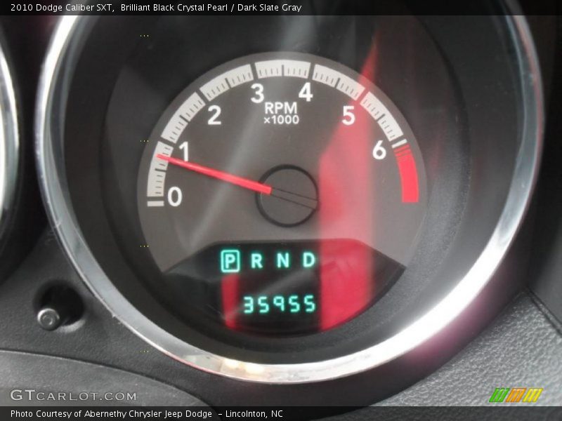 Brilliant Black Crystal Pearl / Dark Slate Gray 2010 Dodge Caliber SXT