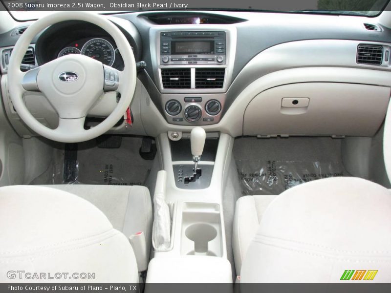 Obsidian Black Pearl / Ivory 2008 Subaru Impreza 2.5i Wagon
