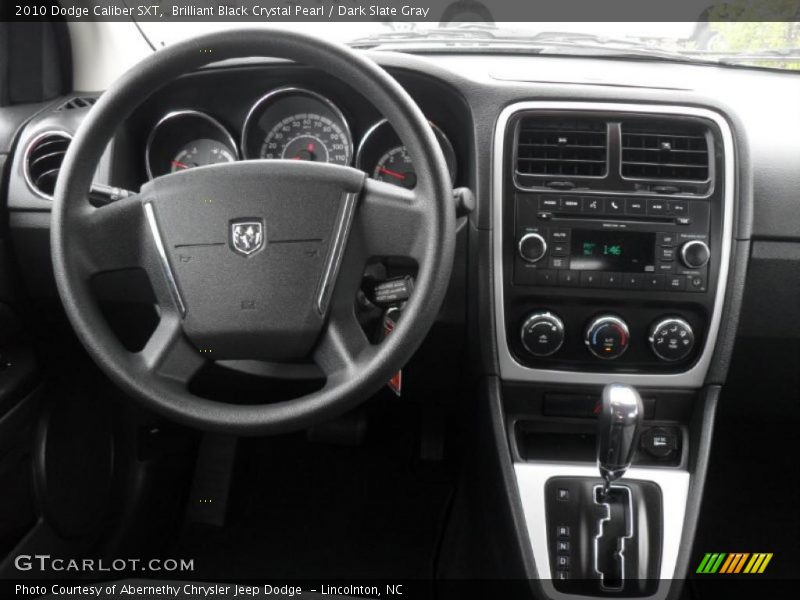 Brilliant Black Crystal Pearl / Dark Slate Gray 2010 Dodge Caliber SXT