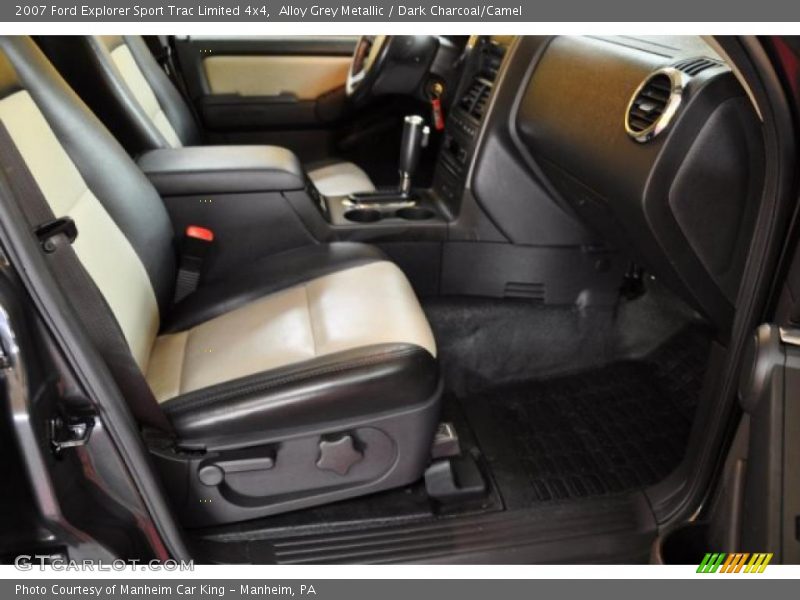 Alloy Grey Metallic / Dark Charcoal/Camel 2007 Ford Explorer Sport Trac Limited 4x4