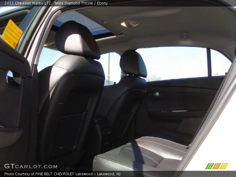 White Diamond Tricoat / Ebony 2011 Chevrolet Malibu LTZ