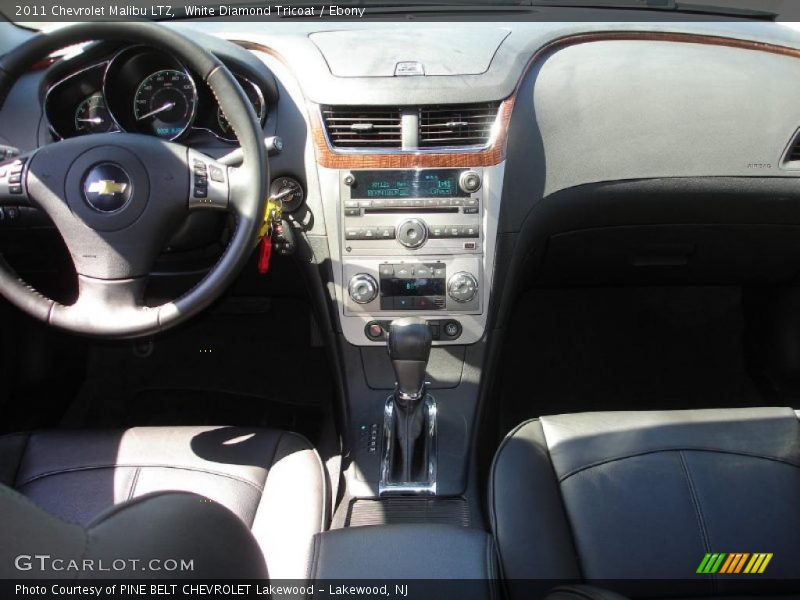 White Diamond Tricoat / Ebony 2011 Chevrolet Malibu LTZ