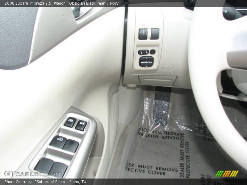 Obsidian Black Pearl / Ivory 2008 Subaru Impreza 2.5i Wagon