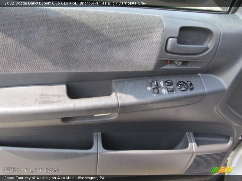 Bright Silver Metallic / Dark Slate Gray 2002 Dodge Dakota Sport Club Cab 4x4