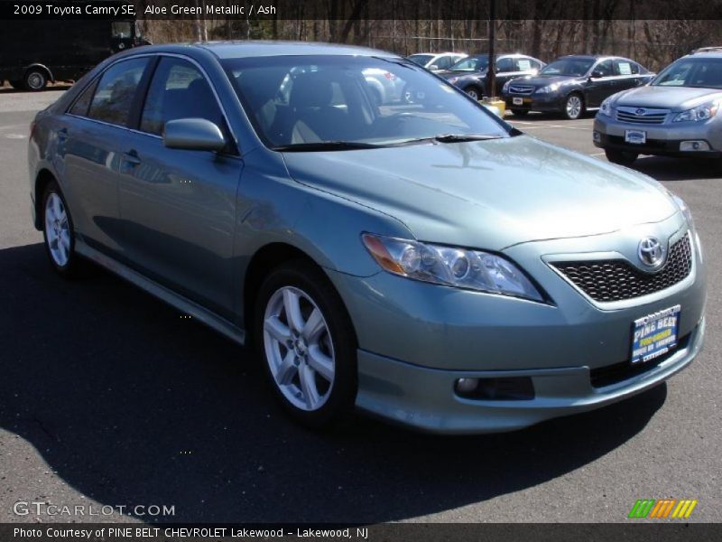 Aloe Green Metallic / Ash 2009 Toyota Camry SE