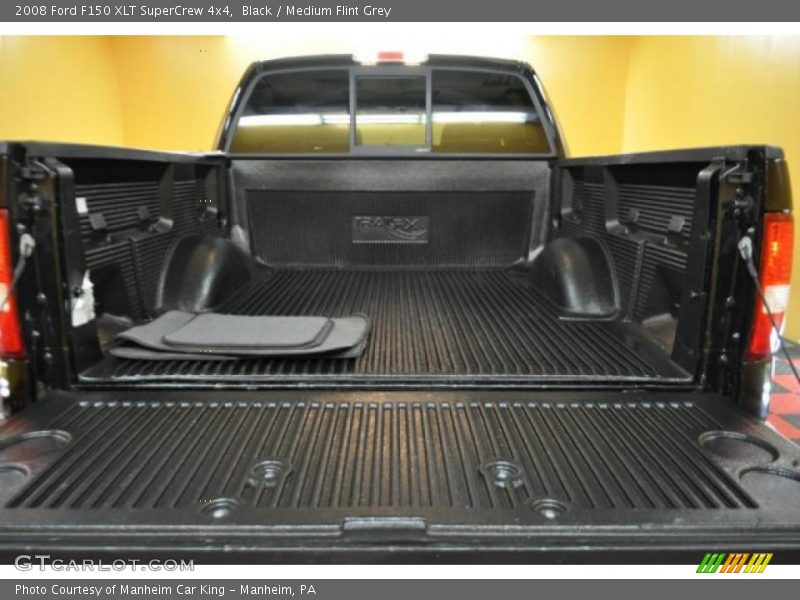 Black / Medium Flint Grey 2008 Ford F150 XLT SuperCrew 4x4