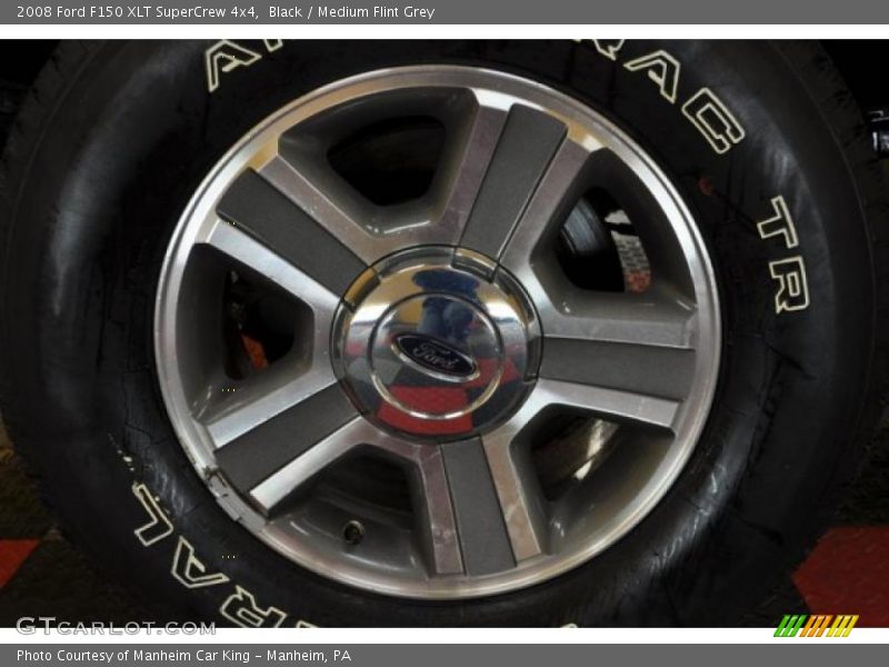 Black / Medium Flint Grey 2008 Ford F150 XLT SuperCrew 4x4