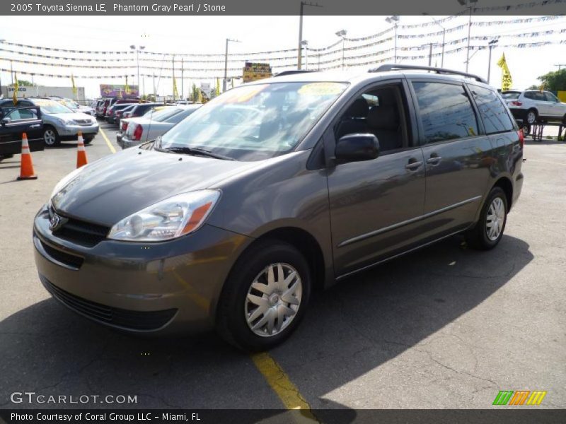 Phantom Gray Pearl / Stone 2005 Toyota Sienna LE