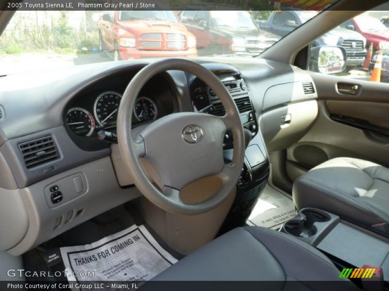 Phantom Gray Pearl / Stone 2005 Toyota Sienna LE