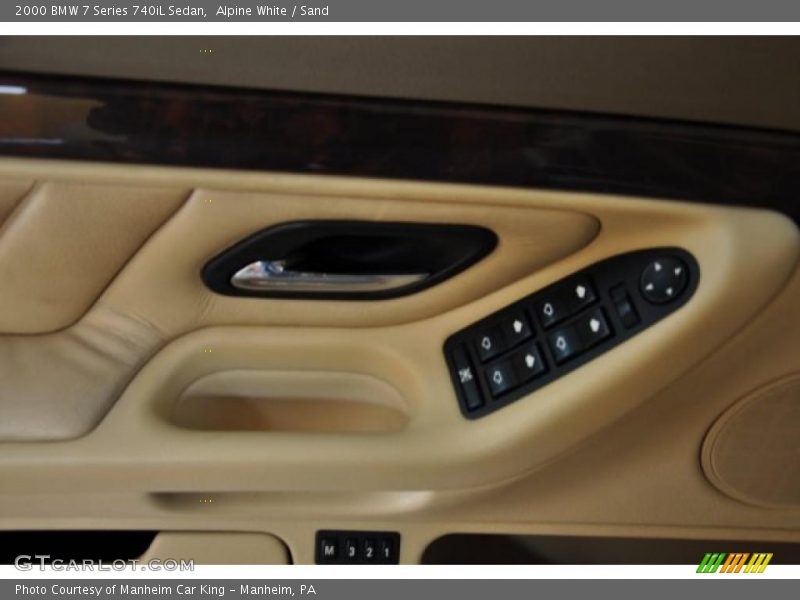 Alpine White / Sand 2000 BMW 7 Series 740iL Sedan