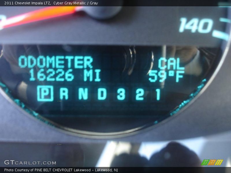 Cyber Gray Metallic / Gray 2011 Chevrolet Impala LTZ