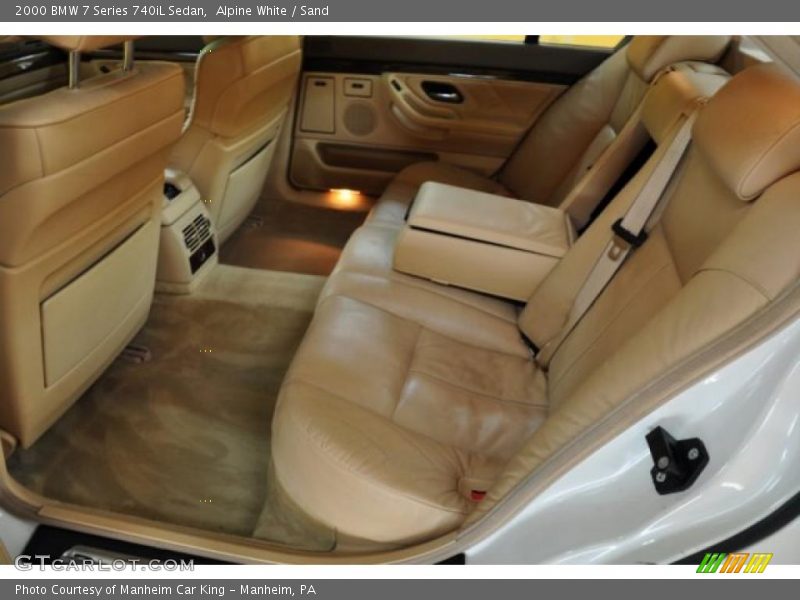  2000 7 Series 740iL Sedan Sand Interior