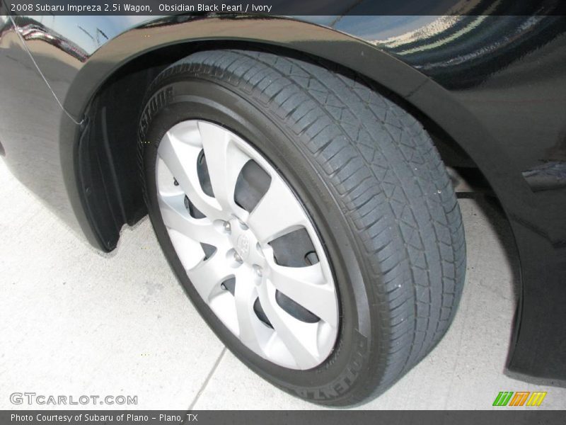 Obsidian Black Pearl / Ivory 2008 Subaru Impreza 2.5i Wagon