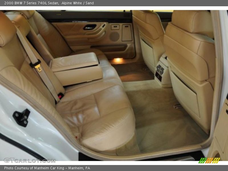  2000 7 Series 740iL Sedan Sand Interior