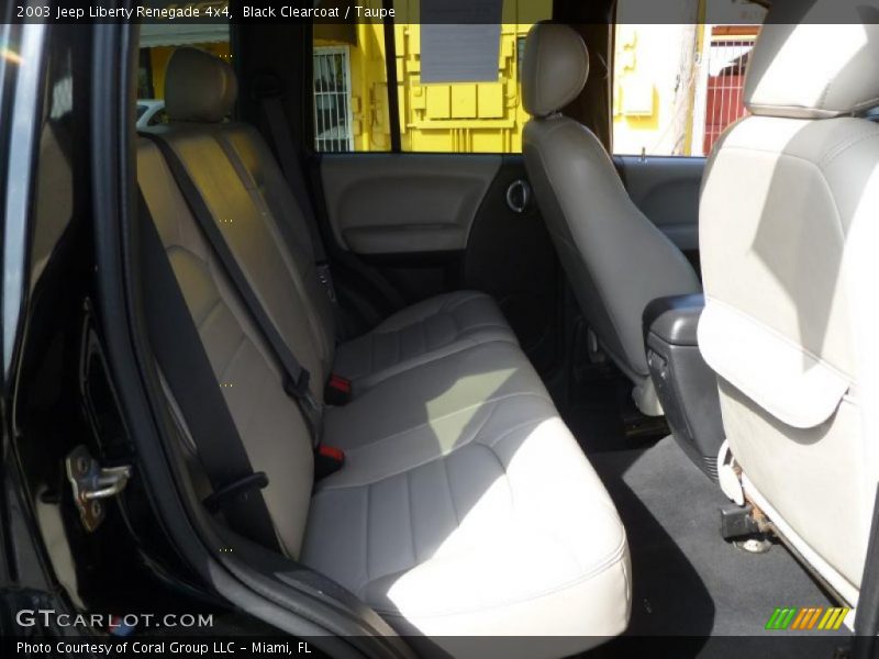 Black Clearcoat / Taupe 2003 Jeep Liberty Renegade 4x4