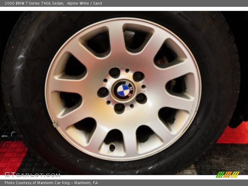 Alpine White / Sand 2000 BMW 7 Series 740iL Sedan