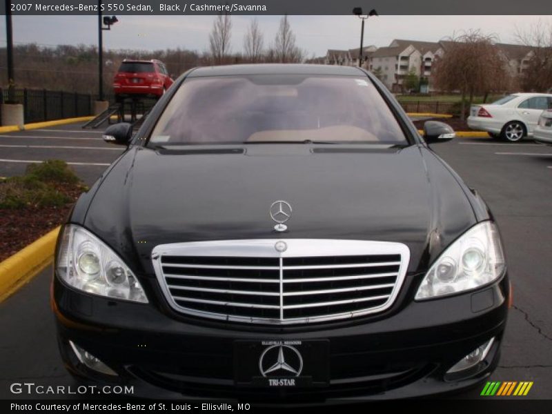 Black / Cashmere/Savanna 2007 Mercedes-Benz S 550 Sedan