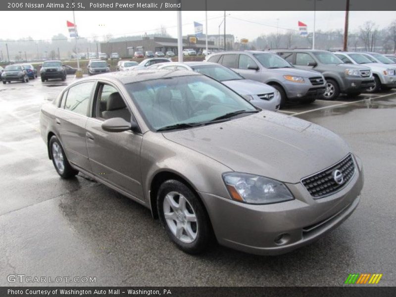 Polished Pewter Metallic / Blond 2006 Nissan Altima 2.5 SL