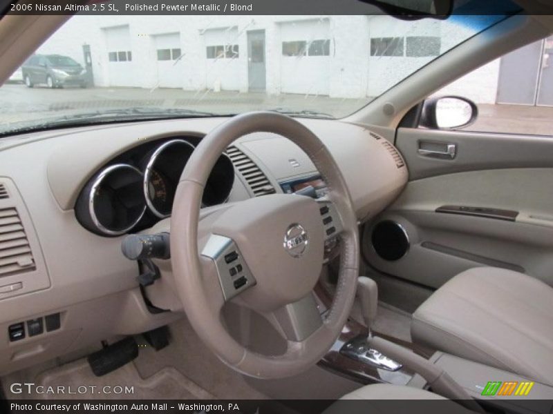 Polished Pewter Metallic / Blond 2006 Nissan Altima 2.5 SL