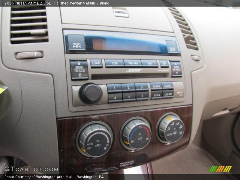 Polished Pewter Metallic / Blond 2006 Nissan Altima 2.5 SL