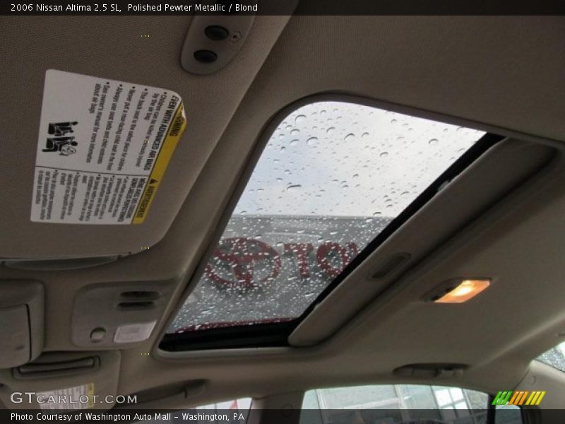 Polished Pewter Metallic / Blond 2006 Nissan Altima 2.5 SL
