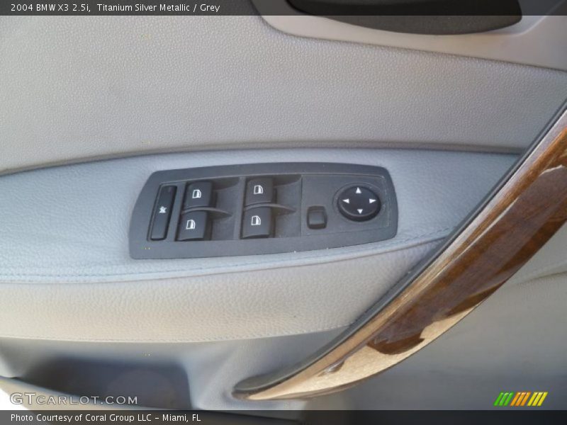 Titanium Silver Metallic / Grey 2004 BMW X3 2.5i