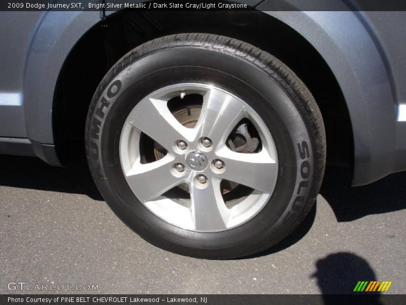 Bright Silver Metallic / Dark Slate Gray/Light Graystone 2009 Dodge Journey SXT