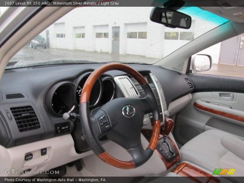 Millennium Silver Metallic / Light Gray 2007 Lexus RX 350 AWD