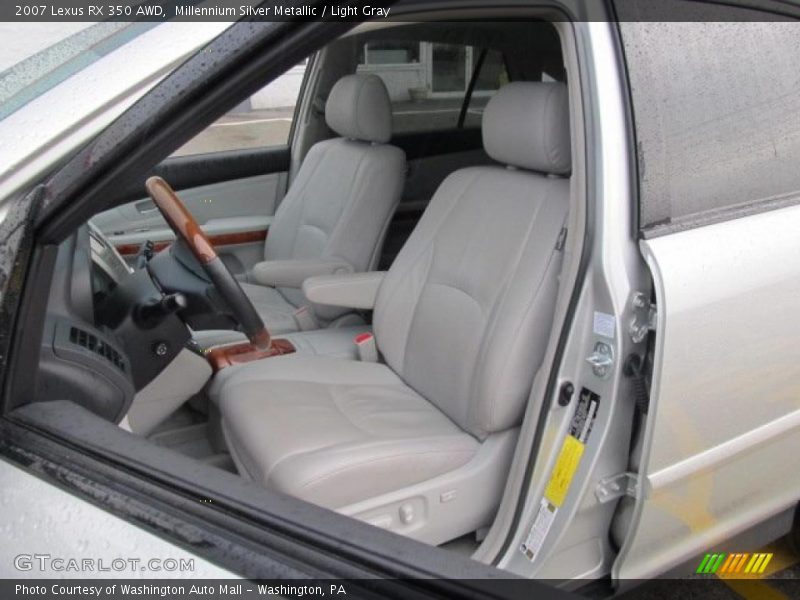 Millennium Silver Metallic / Light Gray 2007 Lexus RX 350 AWD