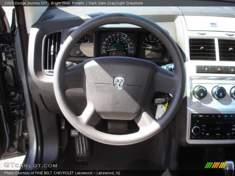 Bright Silver Metallic / Dark Slate Gray/Light Graystone 2009 Dodge Journey SXT