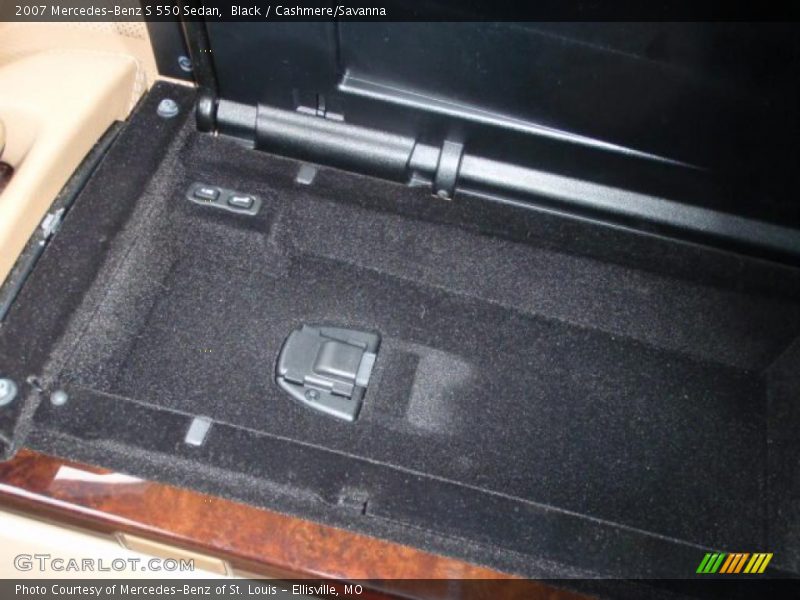 Black / Cashmere/Savanna 2007 Mercedes-Benz S 550 Sedan