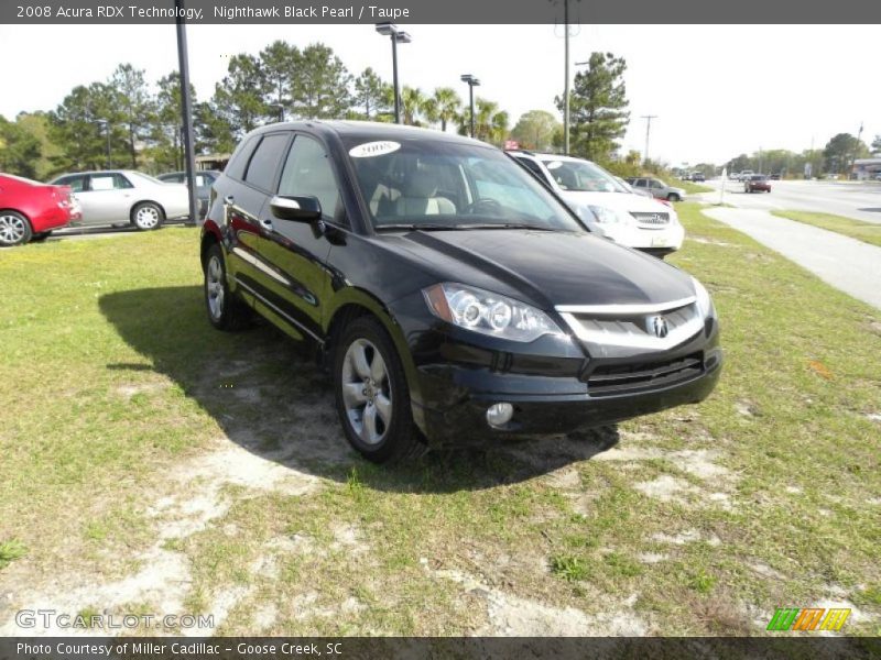 Nighthawk Black Pearl / Taupe 2008 Acura RDX Technology