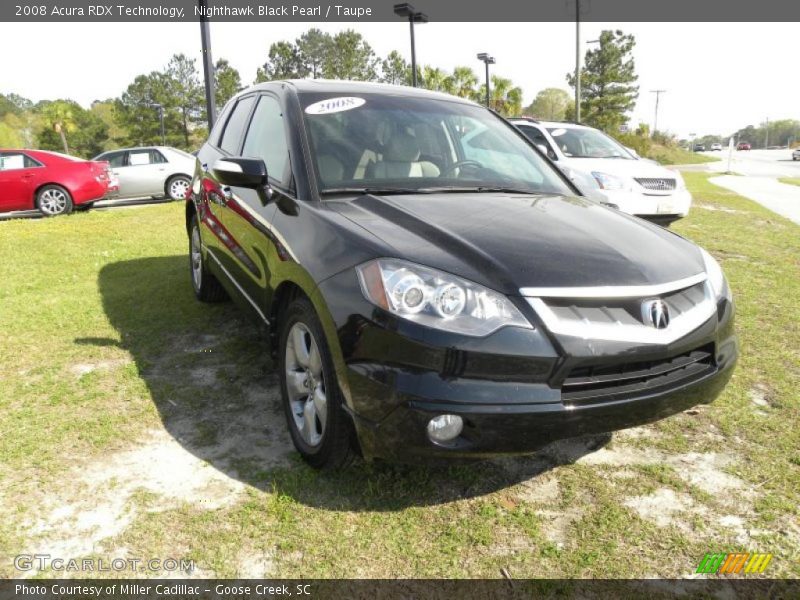 Nighthawk Black Pearl / Taupe 2008 Acura RDX Technology