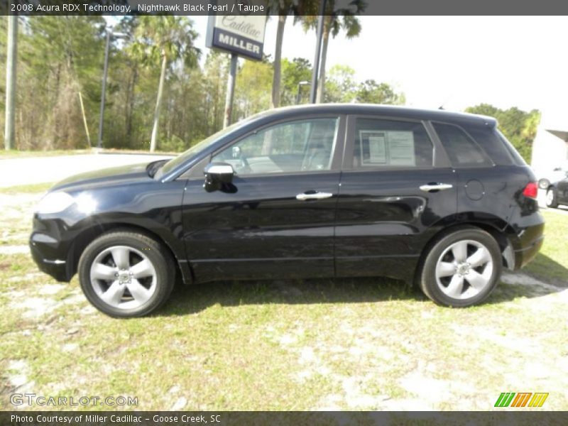 Nighthawk Black Pearl / Taupe 2008 Acura RDX Technology
