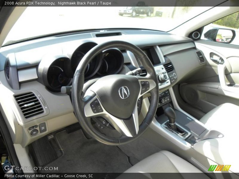 Nighthawk Black Pearl / Taupe 2008 Acura RDX Technology