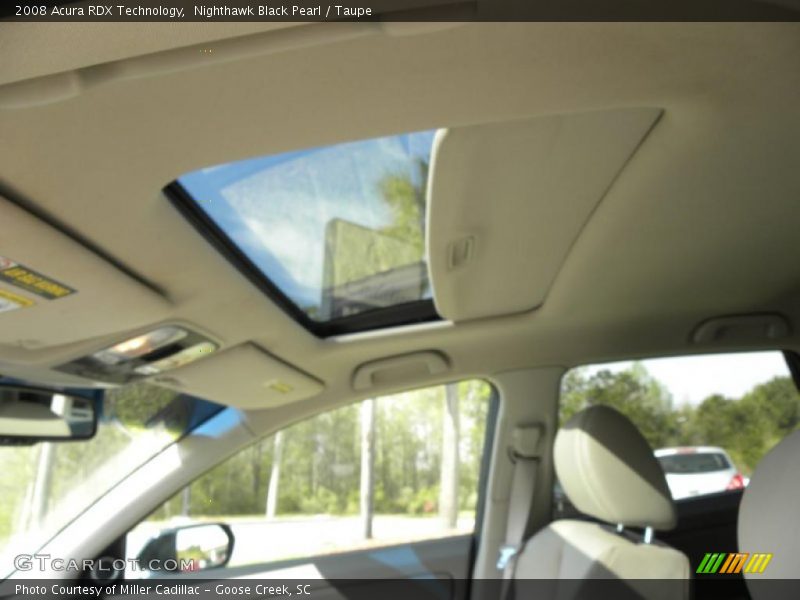 Nighthawk Black Pearl / Taupe 2008 Acura RDX Technology
