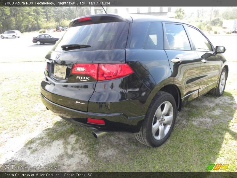 Nighthawk Black Pearl / Taupe 2008 Acura RDX Technology