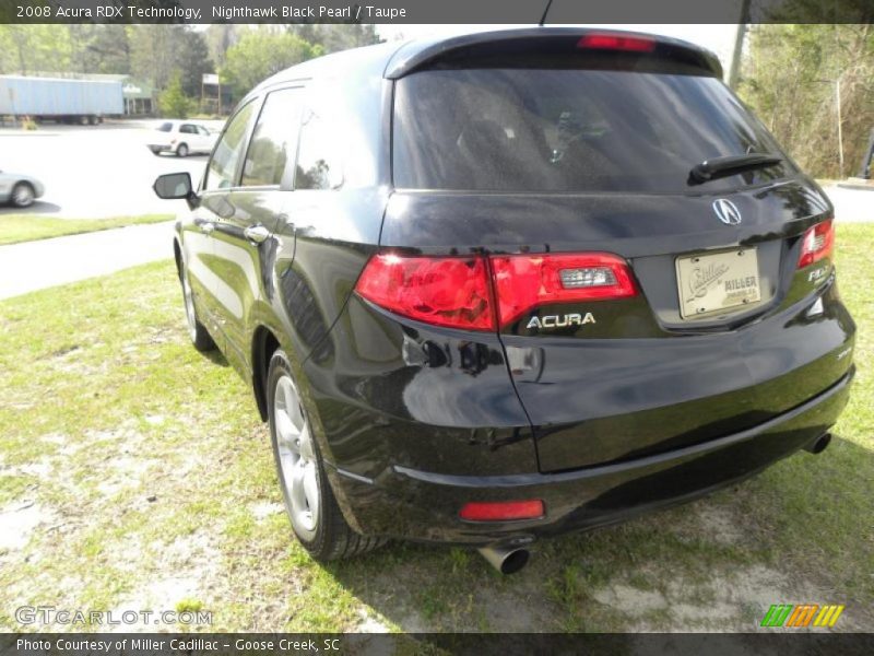 Nighthawk Black Pearl / Taupe 2008 Acura RDX Technology