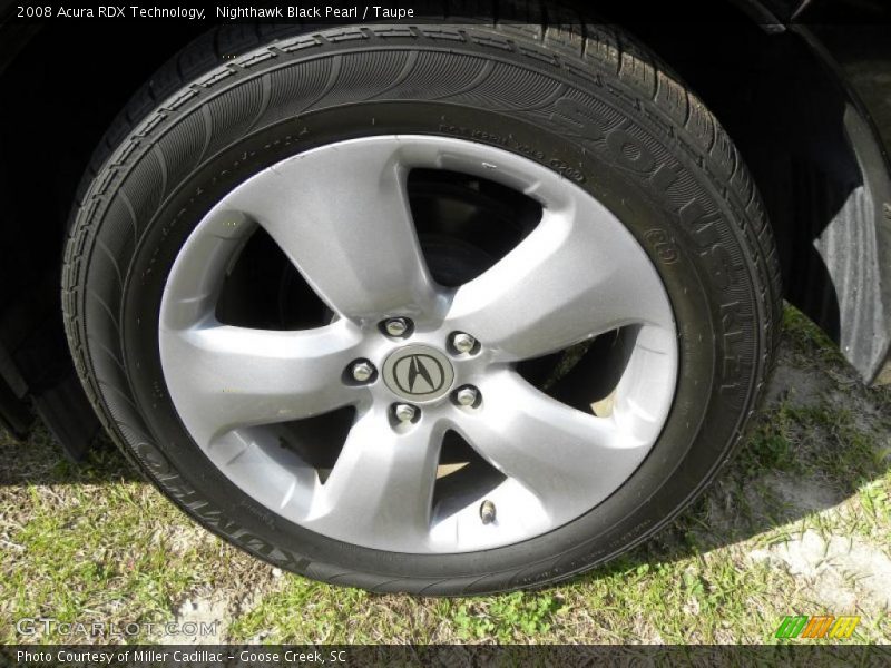 Nighthawk Black Pearl / Taupe 2008 Acura RDX Technology