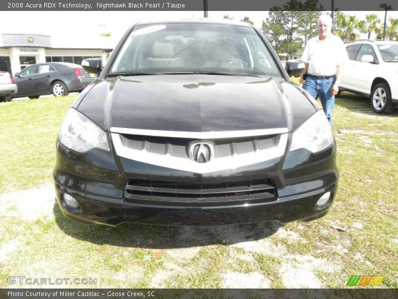 Nighthawk Black Pearl / Taupe 2008 Acura RDX Technology