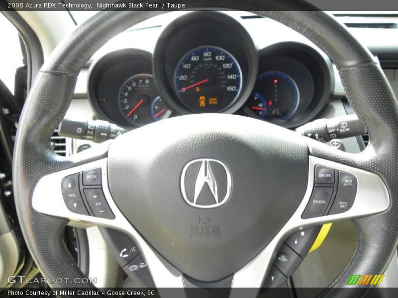Nighthawk Black Pearl / Taupe 2008 Acura RDX Technology