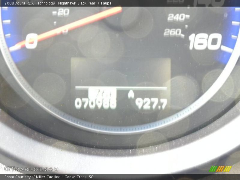 Nighthawk Black Pearl / Taupe 2008 Acura RDX Technology