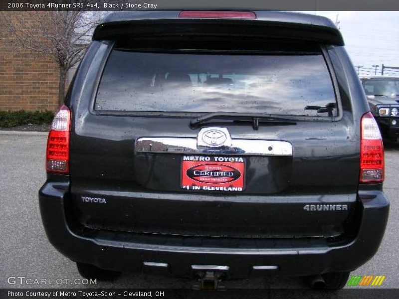 Black / Stone Gray 2006 Toyota 4Runner SR5 4x4