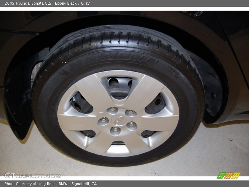 Ebony Black / Gray 2009 Hyundai Sonata GLS