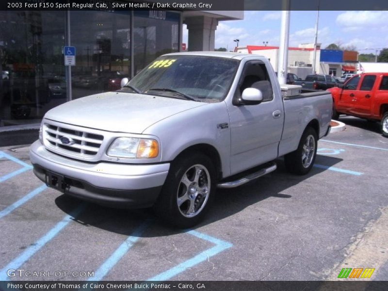 Silver Metallic / Dark Graphite Grey 2003 Ford F150 Sport Regular Cab