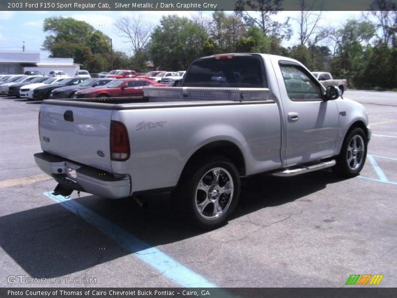 Silver Metallic / Dark Graphite Grey 2003 Ford F150 Sport Regular Cab