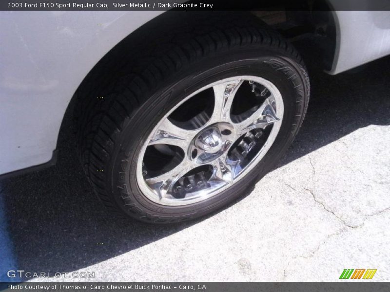 Silver Metallic / Dark Graphite Grey 2003 Ford F150 Sport Regular Cab