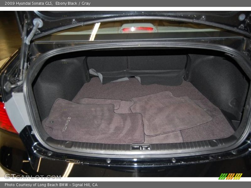 Ebony Black / Gray 2009 Hyundai Sonata GLS