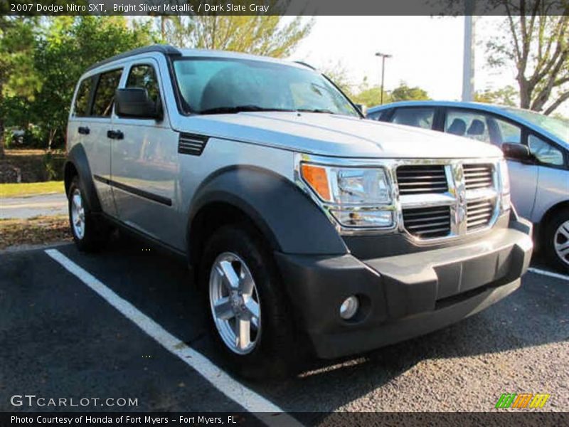Bright Silver Metallic / Dark Slate Gray 2007 Dodge Nitro SXT