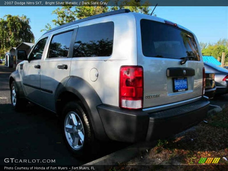 Bright Silver Metallic / Dark Slate Gray 2007 Dodge Nitro SXT